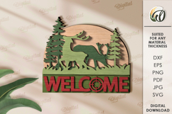 Travel Wall Decor Laser Cut. Wooden Travel Welcome Sign SVG Product Image 1