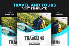Traveling Dream Vacation and Adventure Tours Design Template Product Image 2