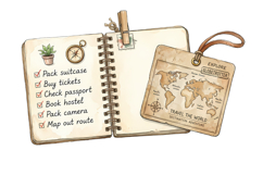 Travellng Diary Png| Travel Png Product Image 1