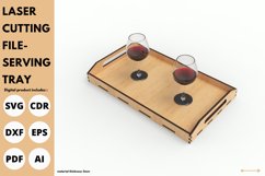 Tray for serving svg Laser cut file & glowforge craft Product Image 3