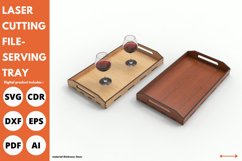 Tray for serving svg Laser cut file & glowforge craft Product Image 2