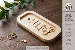 3D Serving Tray Boards Bundle Laser Cut. Catchall Tray SVG Product Image 14