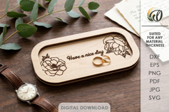 3D Serving Tray Boards Bundle Laser Cut. Catchall Tray SVG Product Image 13