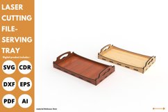 Tray with antique design svg laser cut & glowforge craft Product Image 4