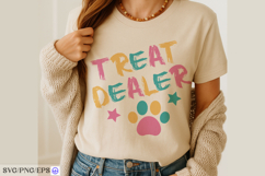 Treat Dealer SVG, Gift for Dog Lover SVG T-shirt Design Product Image 4