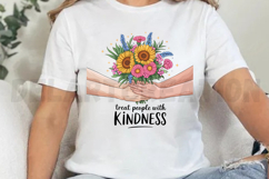 Treat People With Kindness Sublimation PNG Product Image 4