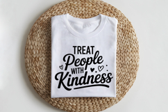 Treat People With Kindness SVG | Be Kind SVG | Kindness SVG Product Image 2