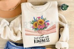 Treat People With Kindness Sublimation PNG Product Image 3