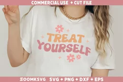 Treat yourself SVG, Inspirational SVG, Motivational SVG Product Image 2