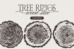 Tree Rings Wood Sketches Product Image 1