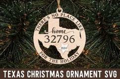 Texas Christmas 2025 Ornaments SVG, Glowforge Laser Cut File Product Image 1