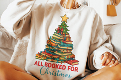 All Booked For Christmas PNG, Christmas Book PNG, Reading Product Image 2