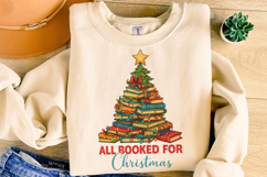 All Booked For Christmas PNG, Christmas Book PNG, Reading Product Image 3
