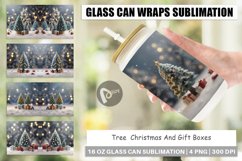 Glass Can Wraps Tree Christmas Product Image 1
