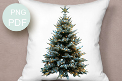 Crystal Christmas tree Sublimation png design Sublimate Product Image 1