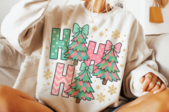 Ho Ho Ho PNG, Christmas Tree PNG, Merry Christmas PNG, Xmas Product Image 3