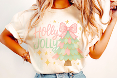 Holly Jolly PNG, Merry Christmas PNG, Holiday PNG, Xmas PNG Product Image 2