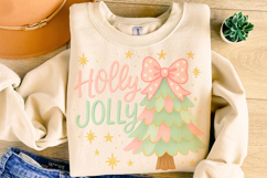Holly Jolly PNG, Merry Christmas PNG, Holiday PNG, Xmas PNG Product Image 5