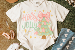 Holly Jolly PNG, Merry Christmas PNG, Holiday PNG, Xmas PNG Product Image 6