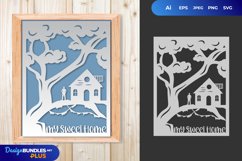 My Sweet Home, Tree House Papercut Product Image 1