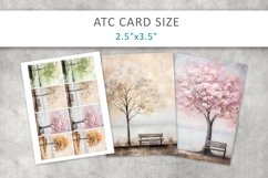 Seasons of the Year Scrapbook Paper, ATC card Product Image 6