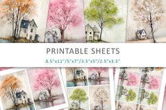 Tree Junk Journal Kit, ATC card Product Image 1