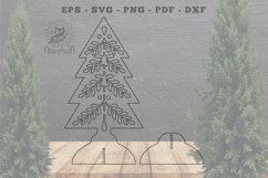 Tree Laser Cut Home Decor SVG Product Image 2