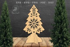Tree Laser Cut Home Decor SVG Product Image 1