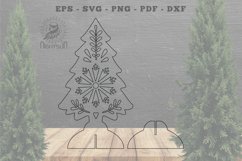 Tree Laser Cut Home Decor SVG Product Image 2