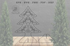 Tree Laser Cut Home Decor SVG Product Image 2