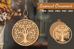 Tree Life Laser Cut Ornament Product Image 1