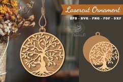 Tree Life Laser Cut Ornament Product Image 1