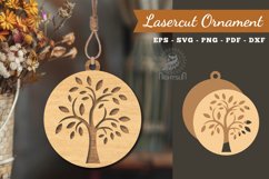 Tree Life Laser Cut Ornament Product Image 1
