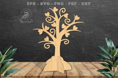 Tree Love Laser Cut Home Decoration Product Image 1