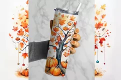 Fall Tumbler Wrap, 20 oz tumbler wrap, Spice Season Tumbler Wrap, Pumpkin Png