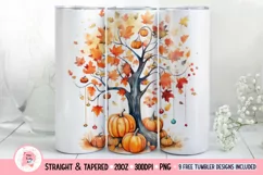 Fall Tumbler Wrap, 20 oz tumbler wrap, Spice Season Tumbler Wrap, Pumpkin Png