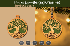 Hanging Tree of Life Ornament SVG Product Image 3