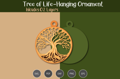 Hanging Tree of Life Ornament SVG Product Image 2