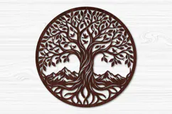 Tree Of Life Wall Art Laser Cut Svg Product Image 2