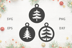 Fir Tree SVG Ornaments Product Image 1