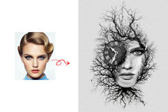 Tree Nature Art Photo Effect Template Product Image 4