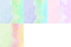 Tree Wave Watercolor Digital Papers Background Product Image 3