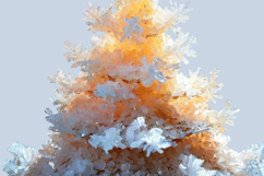 Crystals Christmas tree Sublimation png Merry Christmas art Product Image 2