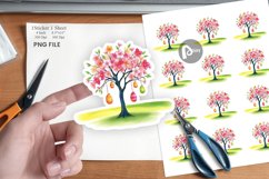 Tree with Eggs Sticker Product Image 1