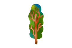 Hand Drawn Forest Trees and Green Plants Product Image 5