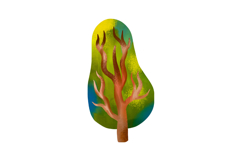 Hand Drawn Forest Trees and Green Plants Product Image 3