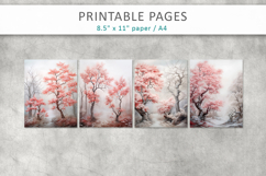 artistic tree illustrations, tree poster and wall art prints Product Image 2