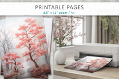 artistic tree illustrations, tree poster and wall art prints Product Image 4