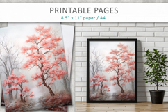 artistic tree illustrations, tree poster and wall art prints Product Image 8