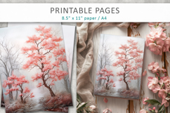 artistic tree illustrations, tree poster and wall art prints Product Image 9